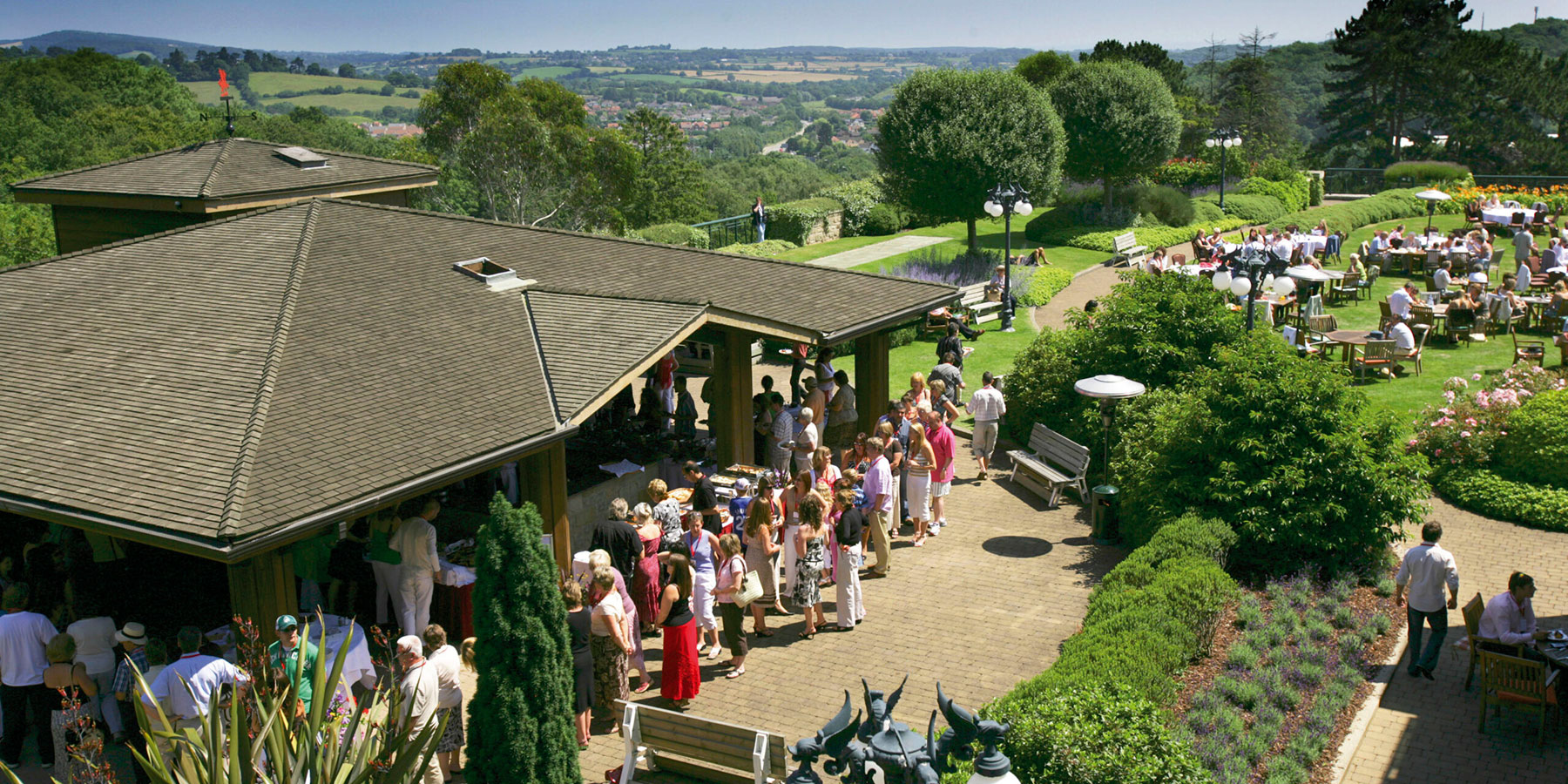 A group of people at an event