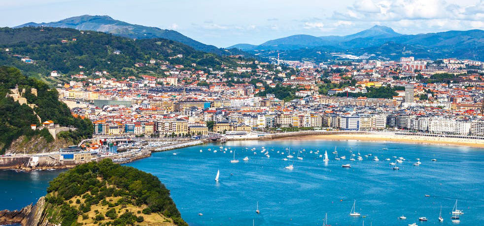 San Sebastian view across the bay