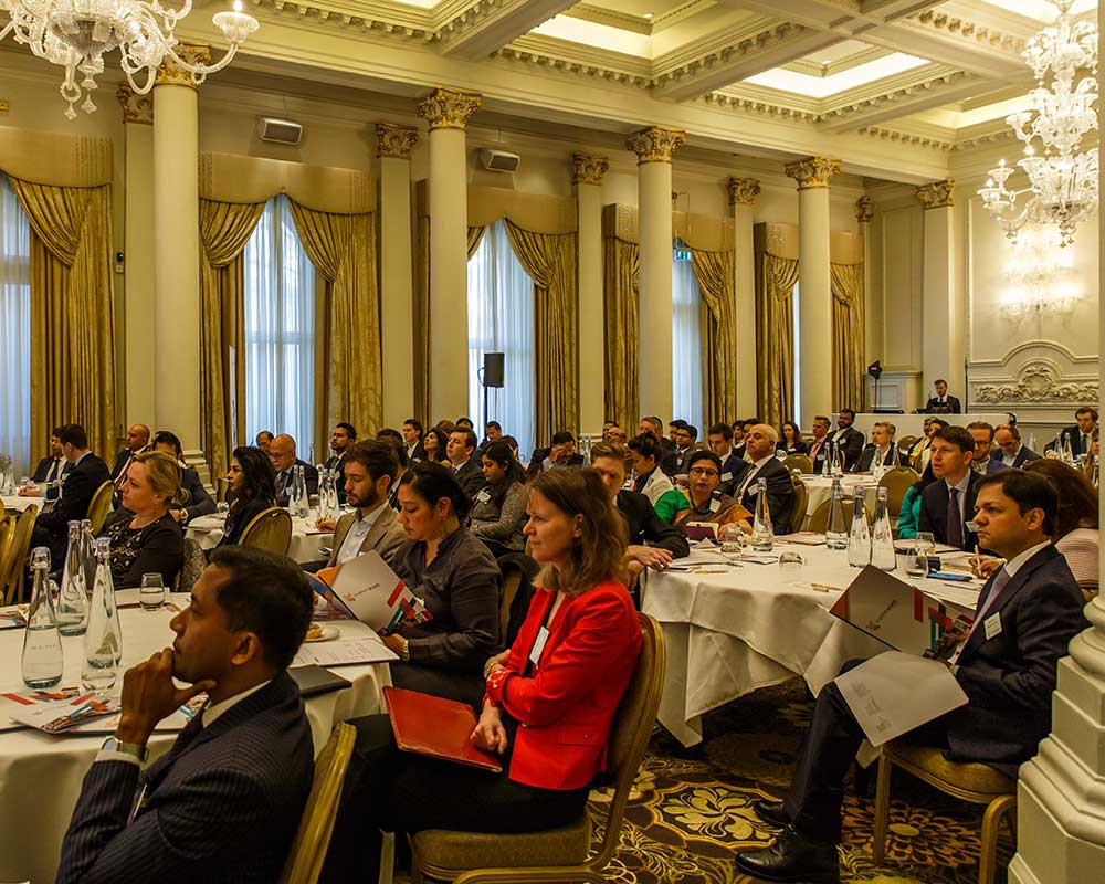 A conferences full of people